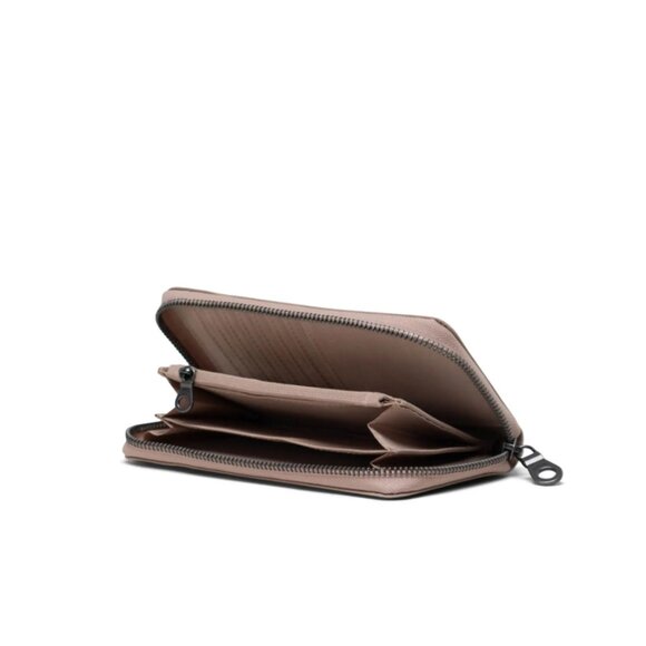 [SOLD on eBay] Herschel Supply Company Leather Nylon Wallet Light Taupe - Picture 9 of 10